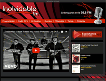 Tablet Screenshot of inolvidablefm.es